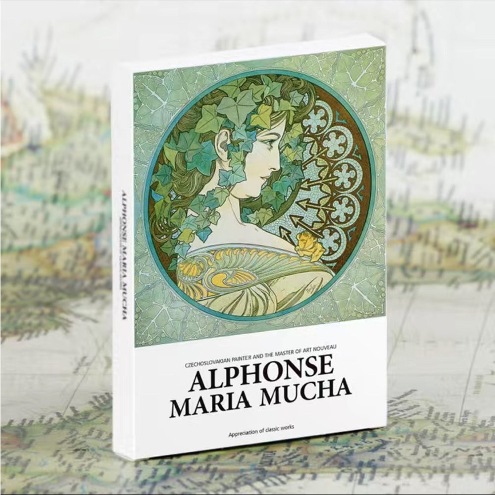 Alphonse Mucha “Father of Graphic Art & Design” Art Nouveau Decorative Notecards